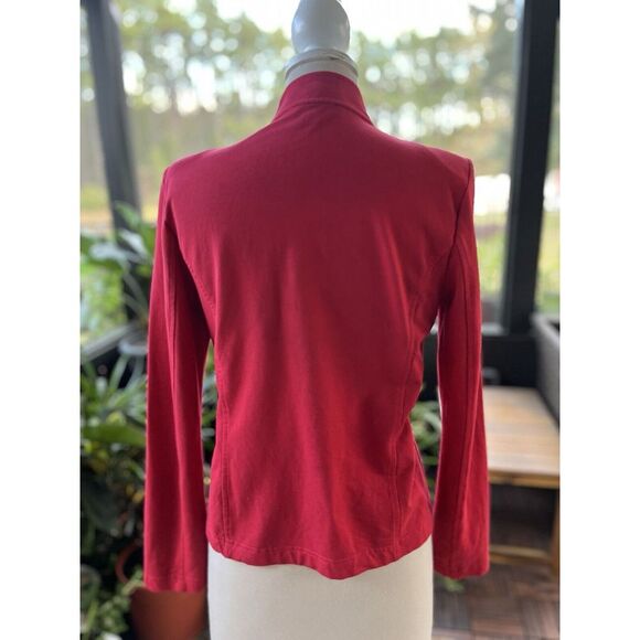 Tommy Hilfiger Military Band Open Cotton Jacket Red Button detailed Medium EUC - Picture 6 of 6